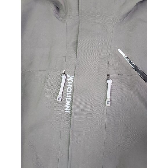 Houdini Womens Rollercoaster Jacket Small Gray Waterproof Hooded - Picture 10 of 16